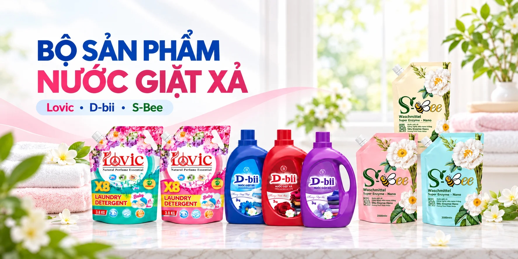 TOP 3 SẢN PHẨM NƯỚC GIẶT XẢ TỐT, LƯU HƯƠNG DÀI LÂU TẠI BLIVE MART