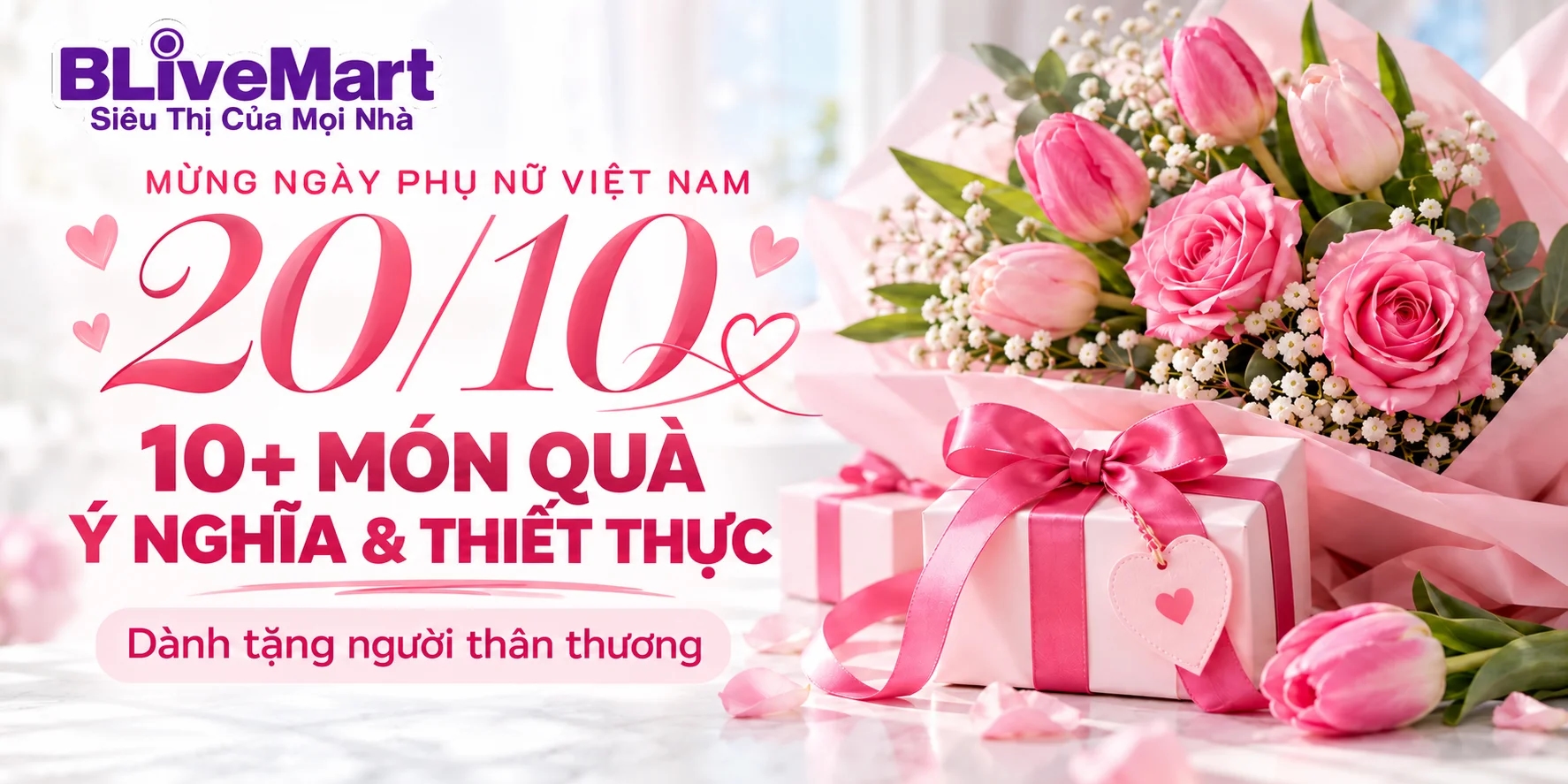 Gợi ý 10+ món quà ý nghĩa, thiết thực, tính tế gửi tặng người thân thương nhân ngày 20/10