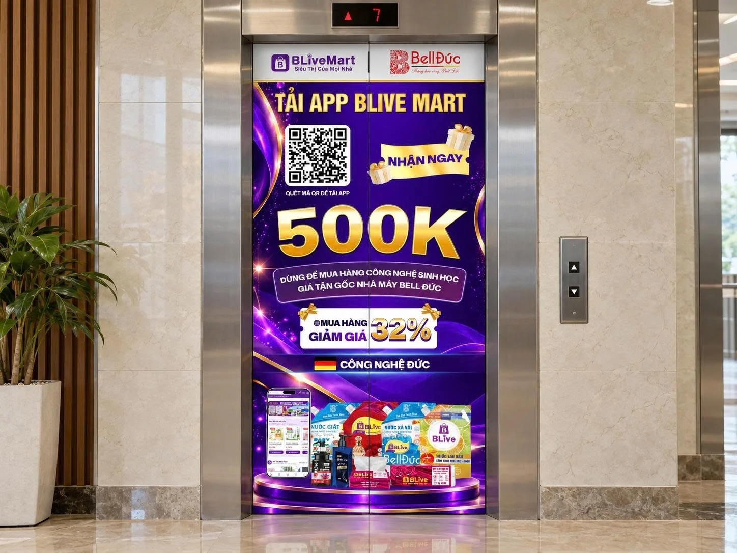 BLive Mart Khởi Động Chiến Dịch “100 Tòa Nhà” Tại Hà Nội & TP.HCM: Mua Sắm Tiện Lợi Ngay Tại Sảnh