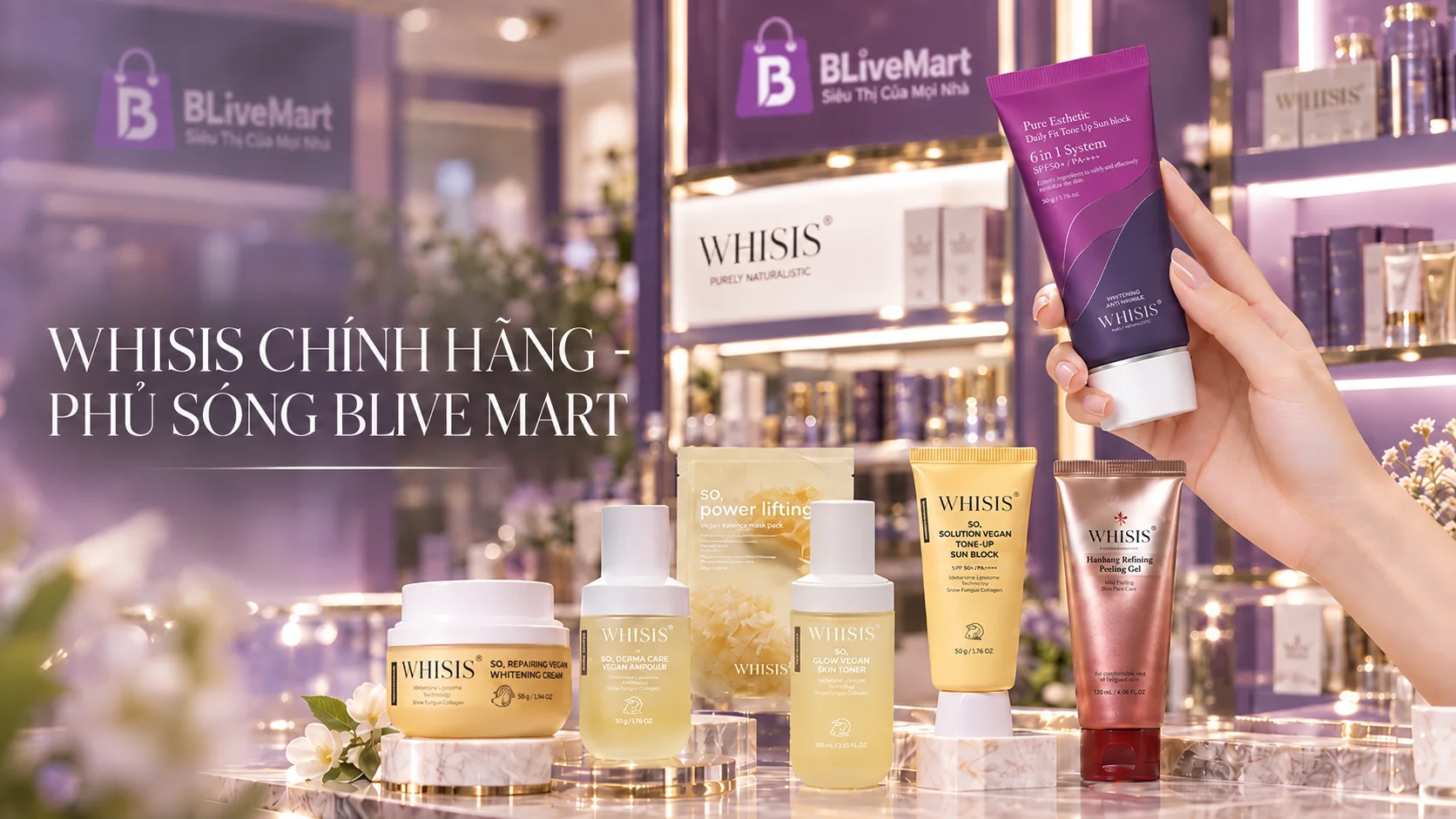 Mỹ Phẩm Hàn Quốc WHISIS Chính Hãng Tại BLive Mart